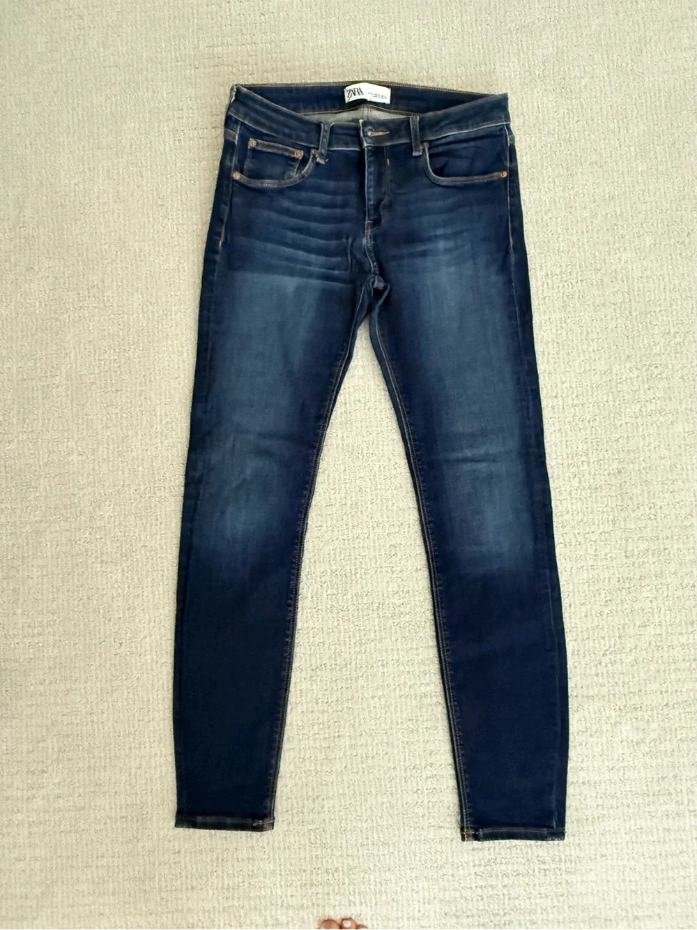 Zara Dark Indigo Skinny Jeans